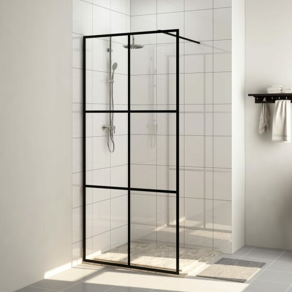 vidaXL Duschwand f&uuml;r Begehbare Dusche mit Klarem ESG Glas 80x195 cm