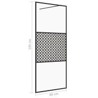 vidaXL Duschwand f&uuml;r Begehbare Dusche mit Klarem ESG Glas 80x195 cm