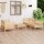 vidaXL 6-tlg. Garten-Lounge-Set Kiefer Massivholz