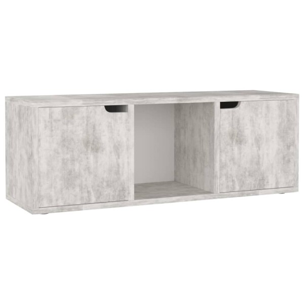 vidaXL TV-Schrank Betongrau 88,5x27,5x30,5 cm Holzwerkstoff