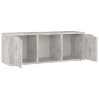 vidaXL TV-Schrank Betongrau 88,5x27,5x30,5 cm Holzwerkstoff