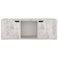 vidaXL TV-Schrank Betongrau 88,5x27,5x30,5 cm Holzwerkstoff