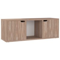 vidaXL TV-Schrank Grau Sonoma-Eiche 88,5x27,5x30,5 cm Holzwerkstoff