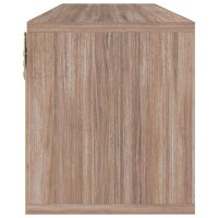 vidaXL TV-Schrank Grau Sonoma-Eiche 88,5x27,5x30,5 cm Holzwerkstoff