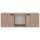 vidaXL TV-Schrank Grau Sonoma-Eiche 88,5x27,5x30,5 cm Holzwerkstoff