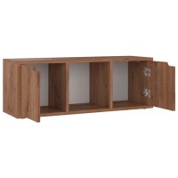 vidaXL TV-Schrank Braun Eichen-Optik 88,5x27,5x30,5 cm Holzwerkstoff