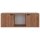 vidaXL TV-Schrank Braun Eichen-Optik 88,5x27,5x30,5 cm Holzwerkstoff