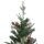 vidaXL Weihnachtsbaum mit Zapfen Gr&uuml;n 225 cm PVC &amp; PE