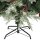 vidaXL Weihnachtsbaum mit Zapfen Gr&uuml;n und Wei&szlig; 195 cm PVC &amp; PE