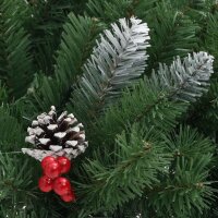 vidaXL K&uuml;nstlicher Weihnachtsbaum Gr&uuml;n 40 cm PVC