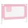 vidaXL Kleinkind-Bettschutzgitter Rosa 90x25 cm Stoff