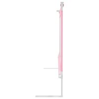 vidaXL Kleinkind-Bettschutzgitter Rosa 150x25 cm Stoff