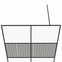 vidaXL Duschwand f&uuml;r Begehbare Dusche mit Klarem ESG-Glas 140x195 cm