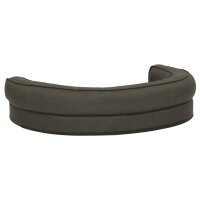 vidaXL Hundematratze Ergonomisch 75x53cm Leinenoptik Fleece Dunkelgrau