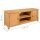 vidaXL TV-Schrank 110x35x44 cm Massivholz Eiche