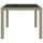 vidaXL Gartentisch 90x90x75 cm Geh&auml;rtetes Glas Poly Rattan Beige