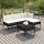 vidaXL 5-tlg. Garten-Lounge-Set mit Auflagen Poly Rattan Schwarz