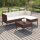 vidaXL 5-tlg. Garten-Lounge-Set mit Auflagen Poly Rattan Braun