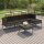 vidaXL 6-tlg. Garten-Lounge-Set mit Auflagen Poly Rattan Grau