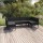 vidaXL 6-tlg. Garten-Lounge-Set mit Auflagen Poly Rattan Schwarz