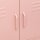 vidaXL Lagerschrank Rosa 80x35x101,5 cm Stahl