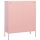 vidaXL Lagerschrank Rosa 80x35x101,5 cm Stahl