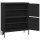 vidaXL Lagerschrank Schwarz 80x35x101,5 cm Stahl