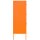 vidaXL Schubladenschrank Orange 80x35x101,5 cm Stahl