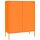 vidaXL Schubladenschrank Orange 80x35x101,5 cm Stahl