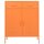 vidaXL Lagerschrank Orange 80x35x101,5 cm Stahl