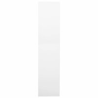 vidaXL Büroschrank Weiß 90x40x180 cm Stahl