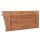 vidaXL Wandgarderobe 80x16,5x35 cm Massivholz Teak