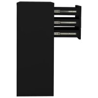 vidaXL B&uuml;roschrank Schwarz 90x40x102 cm Stahl