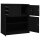 vidaXL B&uuml;roschrank Schwarz 90x40x102 cm Stahl