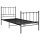 vidaXL Bett Schwarz Metall 100x200 cm