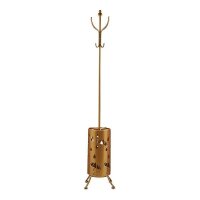 Garderobe Regenschirmständer Golden Metall (44 x 185...