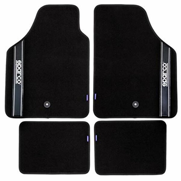 Auto-Fu&szlig;matten-Set Sparco Strada 2012 B Universal Schwarz (4 pcs)