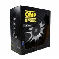 Radkappe OMP Ghost Speed Schwarz Silberfarben 13" (4...