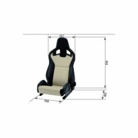 Sitzplatz Recaro RC414001575 Schwarz Pilot