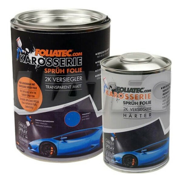 Fl&uuml;ssiggummi f&uuml;r Autos Foliatec Sealer Transparent Ultra Mate (2 L) &amp; Sealer Hardener (1 L)