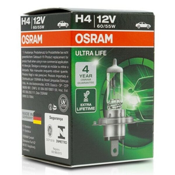 Autogl&uuml;hbirne Osram 64193ULT H4 12V 60/55W