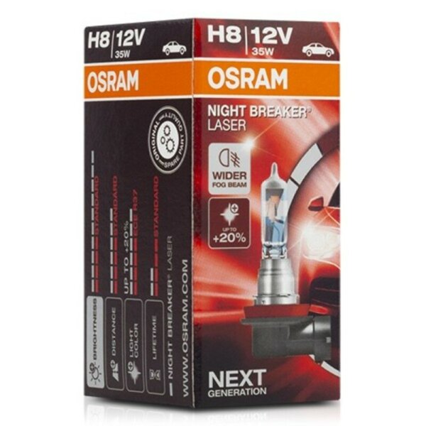 Autogl&uuml;hbirne Osram 64212NL H8 12V 35W