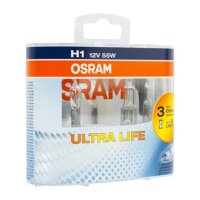 Autogl&uuml;hbirne Osram 4008321416162 H1 12V 55W 3200K