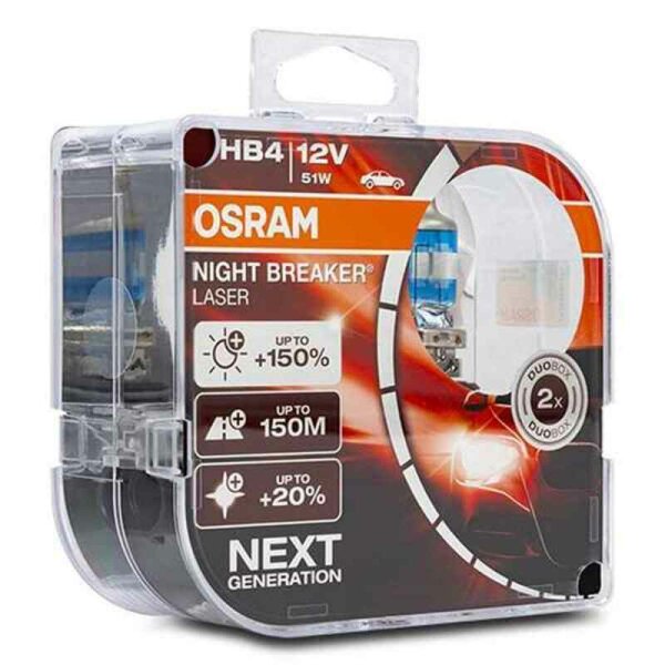 Autogl&uuml;hbirne OS9006NL-HCB Osram OS9006NL-HCB HB4 51W 12V (2 St&uuml;cke)