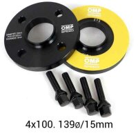 Set Distanzst&uuml;cke OMP 4x100 56,6 M12 x 1,5 15 mm