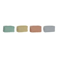 Kulturbeutel DKD Home Decor Polyester Baumwolle (4 pcs)...