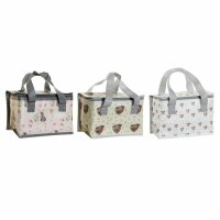 Lunchbox DKD Home Decor Thermal Weiß Grau (3 pcs)...