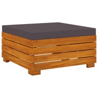 vidaXL 5-tlg. Garten-Lounge-Set mit Kissen Massivholz Akazie