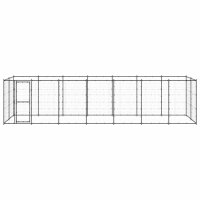 vidaXL Outdoor-Hundezwinger Stahl 16,94 m²