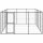 vidaXL Outdoor-Hundezwinger Stahl 14,52 m²